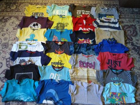 Balik tričiek velkost 122-128 - 35kus, 122