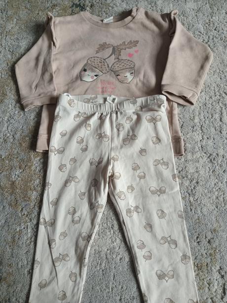 Mikina s legínami, h&m,86