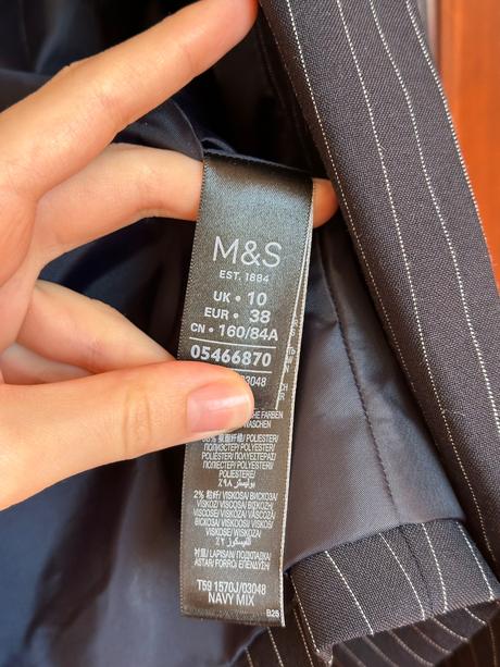 Tmavomodré sako, marks & spencer,xs