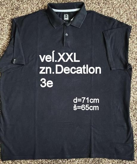 Pánska polokošeĺa veĺ.xxl, zn. decatlon, decathlon,xxl