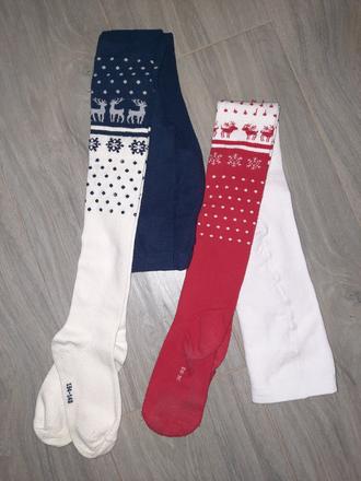 Vianočné pančušky 2x, kuniboo,134