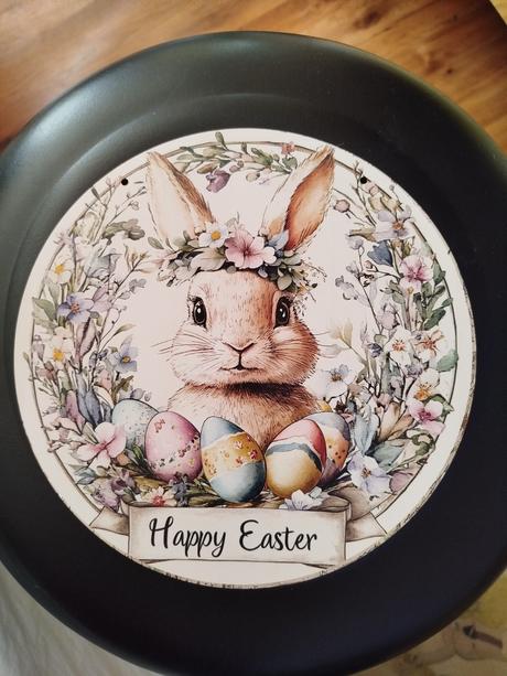 Drevená dekorácia na veľkú noc, 