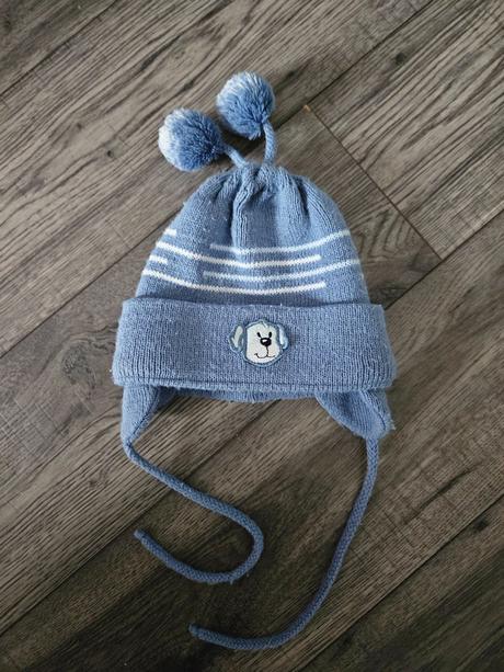 Chlapčenská zimná čiapka cez ušká 74, 74