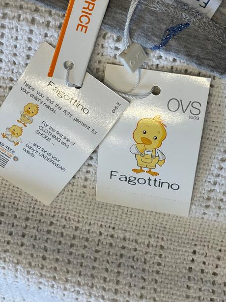 Dievčenské sivé legíny so srdiečkami (9-12 mes.), fagottino,74