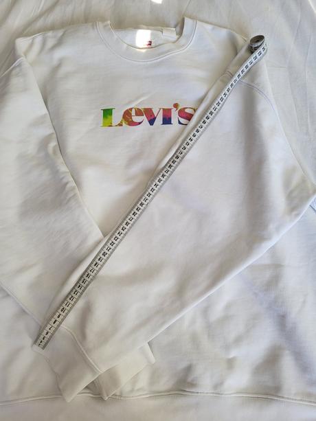 Biela mikina, levis,l