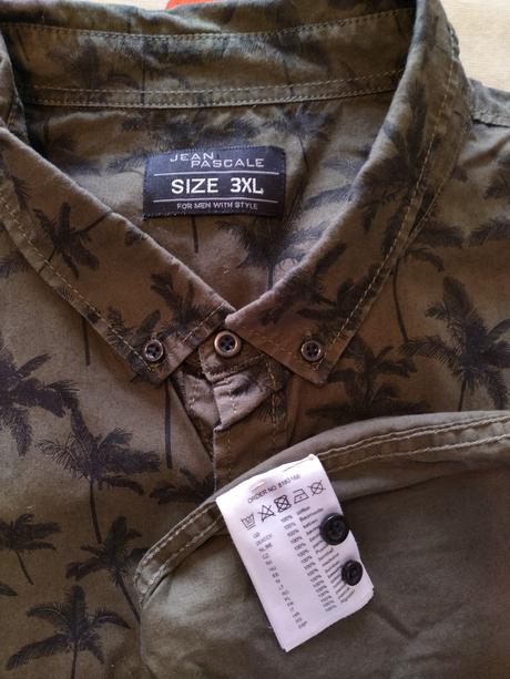 Predám pánsku košeľu, veľ. 3xl, zn. jean pascale, xxxl