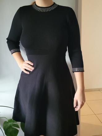 Šaty zimné damske, s