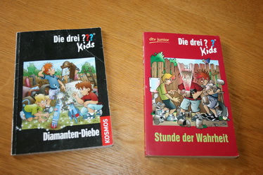 Knihy zo série die drei kids, 