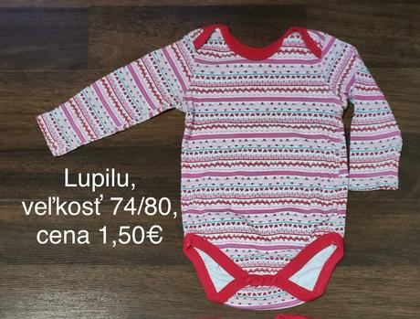 Body dlhý rukáv, 80