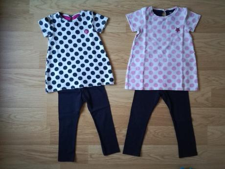 Šaty s legínami (takmer nenosené), name it,98