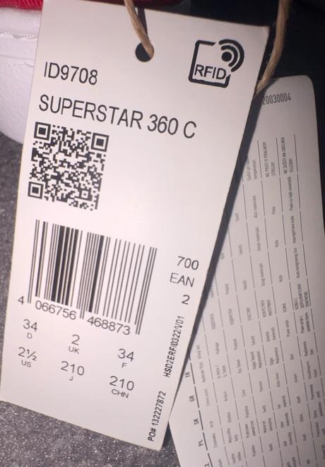 Tenisky adidas superstar 360 c v.34 s visačkou, adidas,34