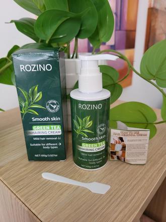 Rozino green tea unhairing cream,