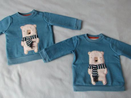 Zimné mikinky pre dvojičky 74, 74