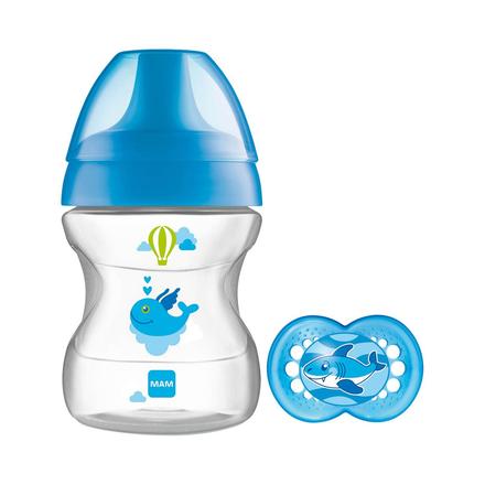 Mam hrneček na učenie modrý 190 ml + mam dudlík or,