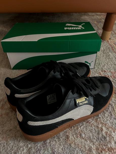 Puma palermo tenisky koža čierno biele veľkosť 41, puma,41