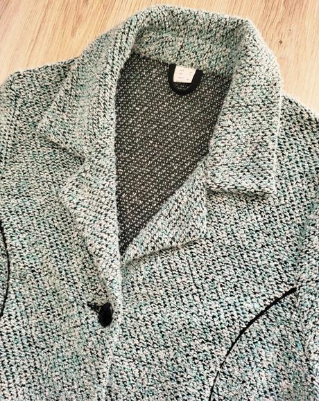 Štýlové dámske sako/kardigán s textúrou m/l, m