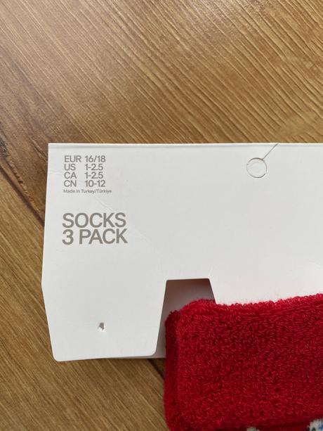 Hrubé zimné ponožky 16-18, h&m,17