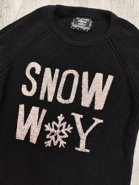 Svetrik snow s trblietkami, 152