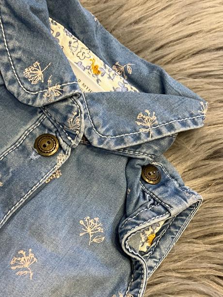 Dievčenské rifľové šaty next (74), next,74