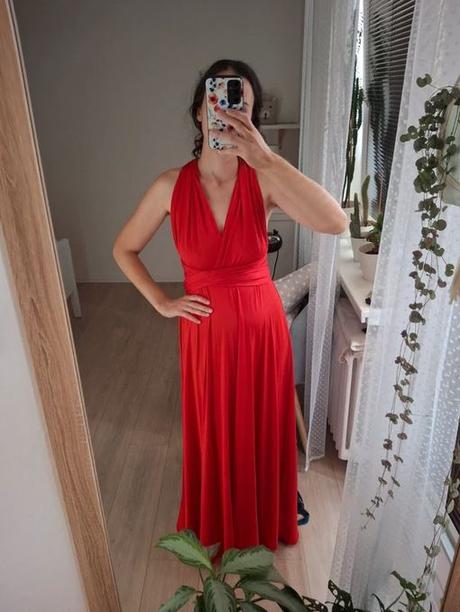 Dlhé spoločenské viazacie šaty, m