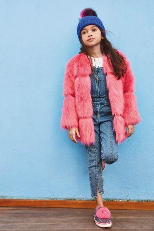 Luxusný moderný kožuch next uk, next,134