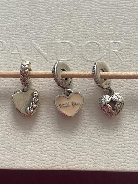 Pandora privesky srdiečka, pandora