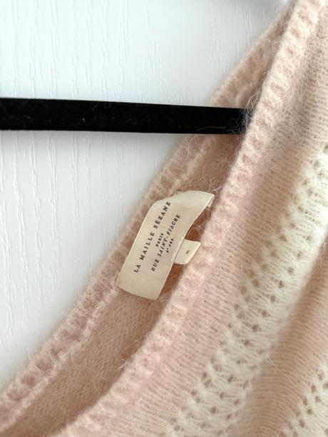 Vlnený sveter ariel francúzskej značky sezane, s