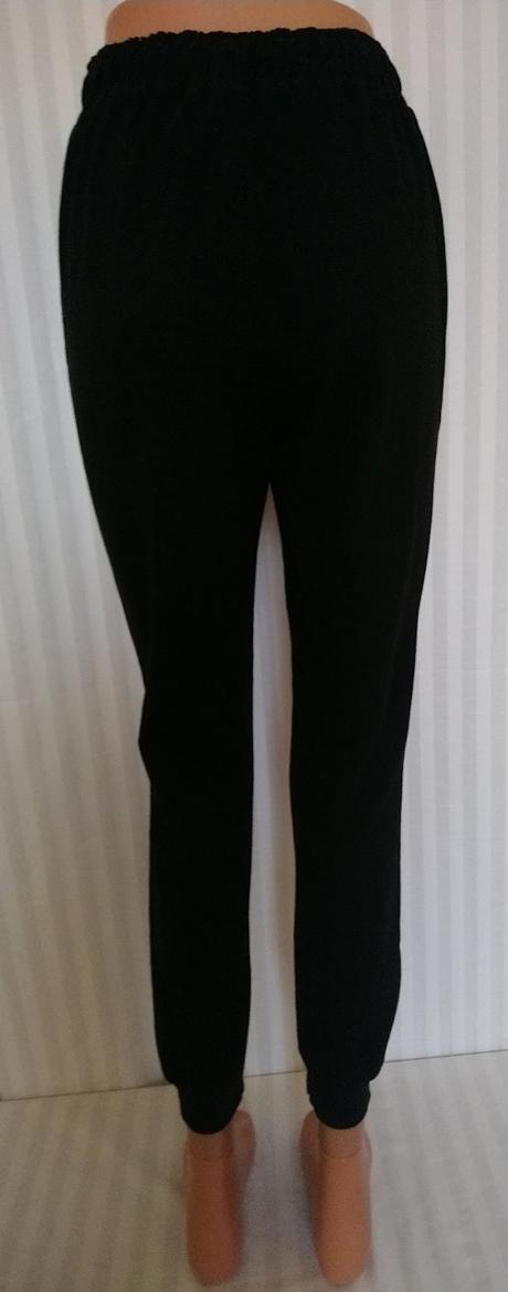 Dámske čierne tepláky, boohoo, s/m, m