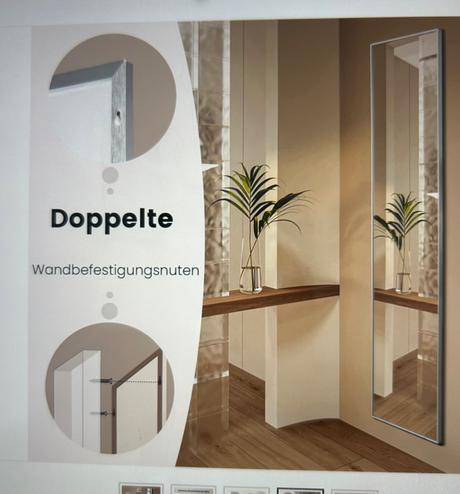 Zrkadlo 40x160 na výšku strieborne, 