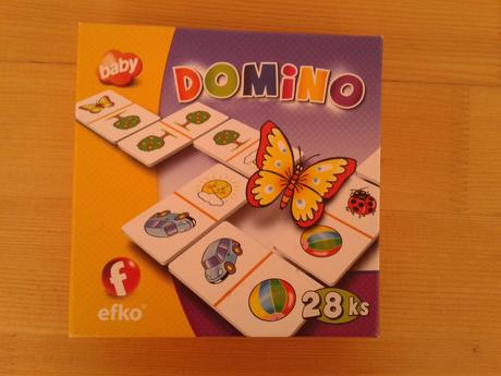 Domino s veselými obrázkami 28 ks, 