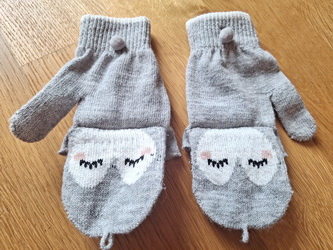 Rukavice s tučniakom č.128-134, 128