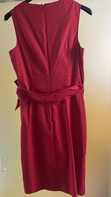 Červené šaty púzdrové, esprit,36