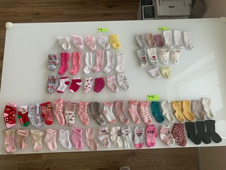 Balik ponožiek 0-12 mesačne, 68–80