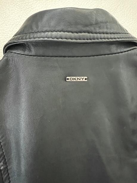 Dkny biker kožená bunda vel.4, dkny,104