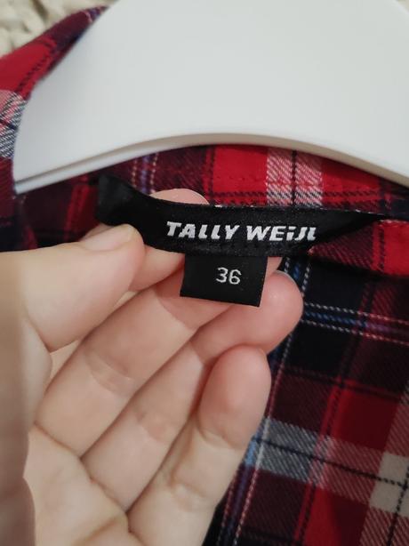 Karovaná košeľa tally weijl, tally weijl,s
