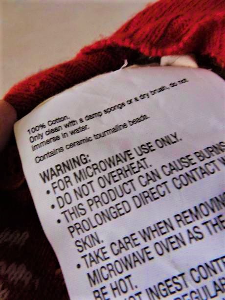 Nahrievací vankúšik do mikrovlnky, 