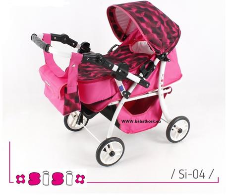 Kočík pre bábiky 2v1,