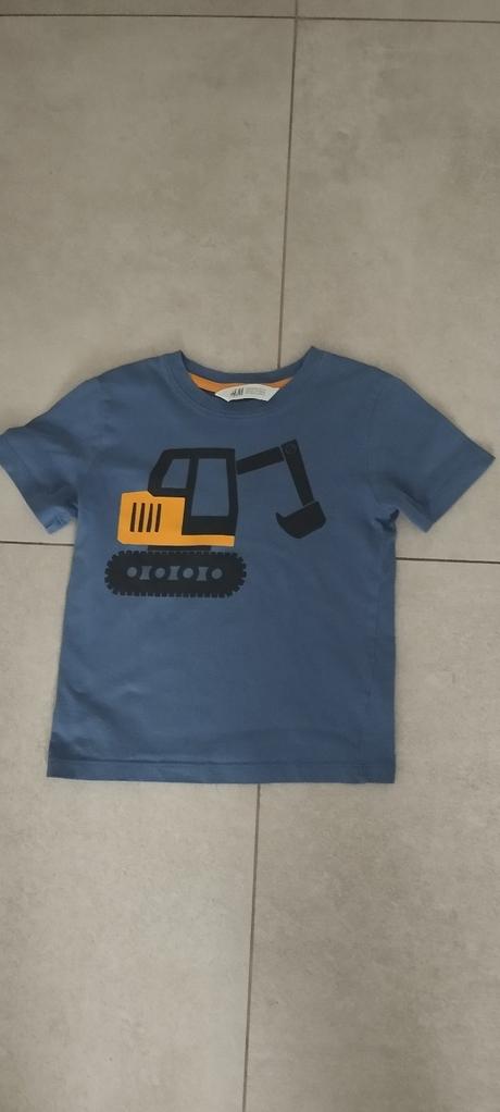 Chlapčenské bavlnené tričko, h&m,110