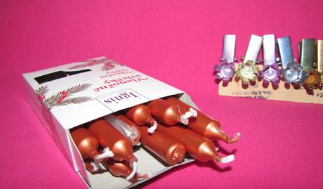 Vianočné sviečky a štipce, 