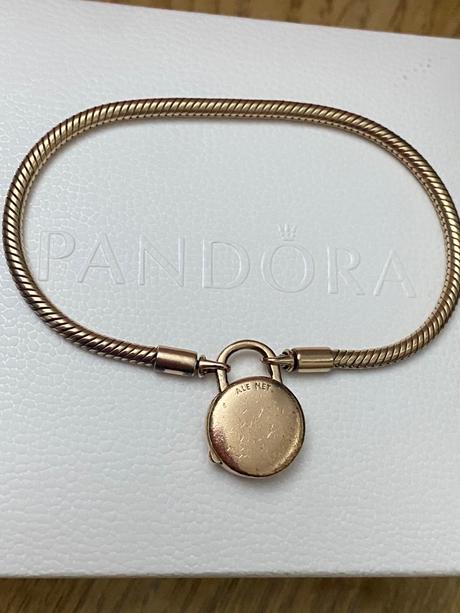 Pandora rosegold naramok, pandora
