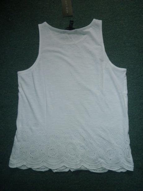 Tielko s vyšívaným spodkom, new look,40