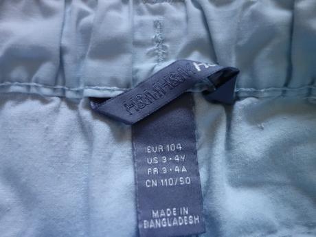 Kraťasky h&m, h&m,104