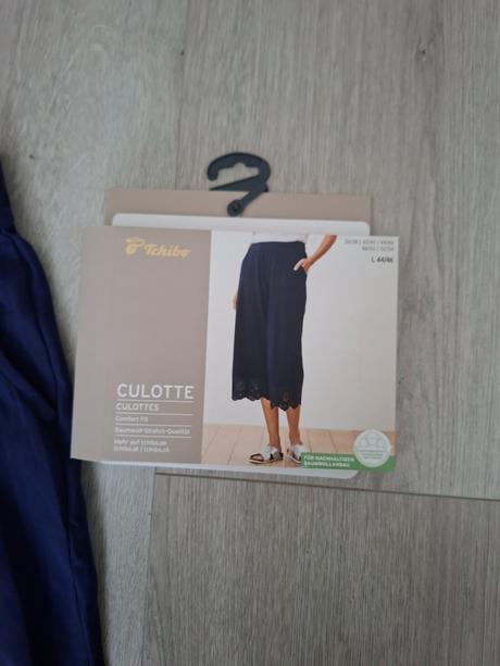 Nohavice culottes s výšivkou, tchibo,44 / 46