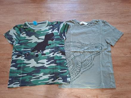 Tričká 128, h&m,122
