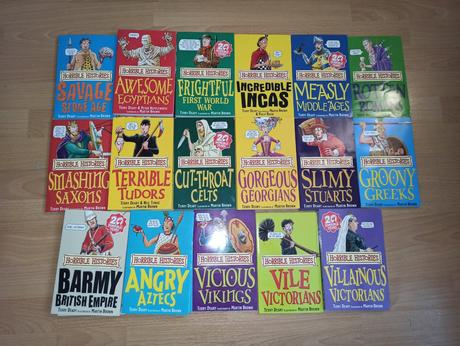 Horrible histories aj jednotlivo,