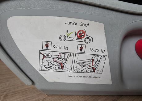 Detská sedačka bmw junior seat i-ii., 