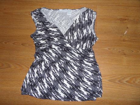 Čierno biela blúzka, m