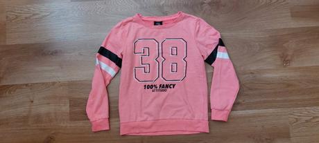 Neónovo ružová mikina, 164