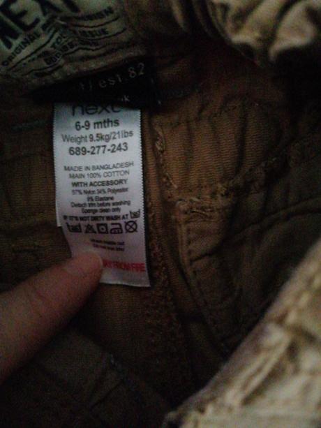 Dva ks nohavíc, next,74