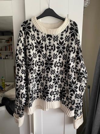 Hrubý sveter h&m, s